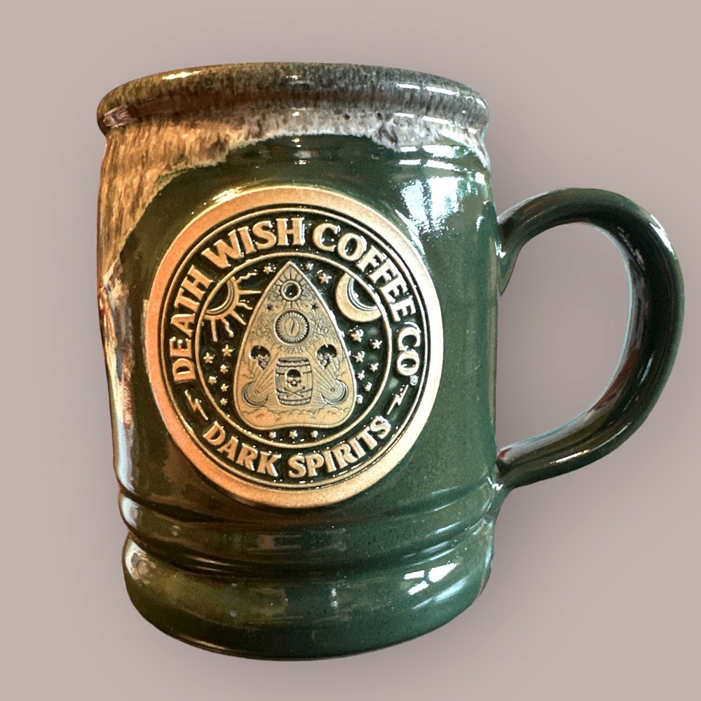 💚 2022 Dark Spirits Mug by Death Wish Coffee NWT 💚 Limited Edition